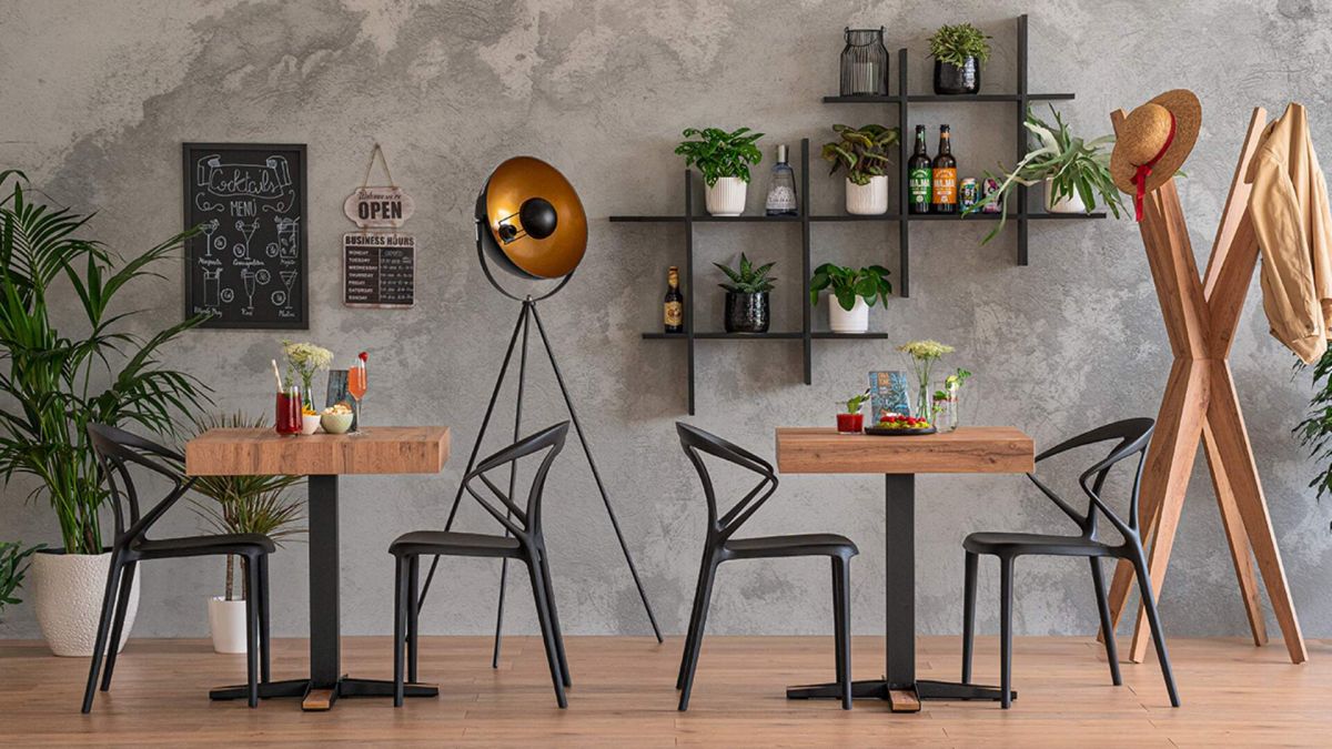 FIRST Bar Table, Rustic Oak set image 6