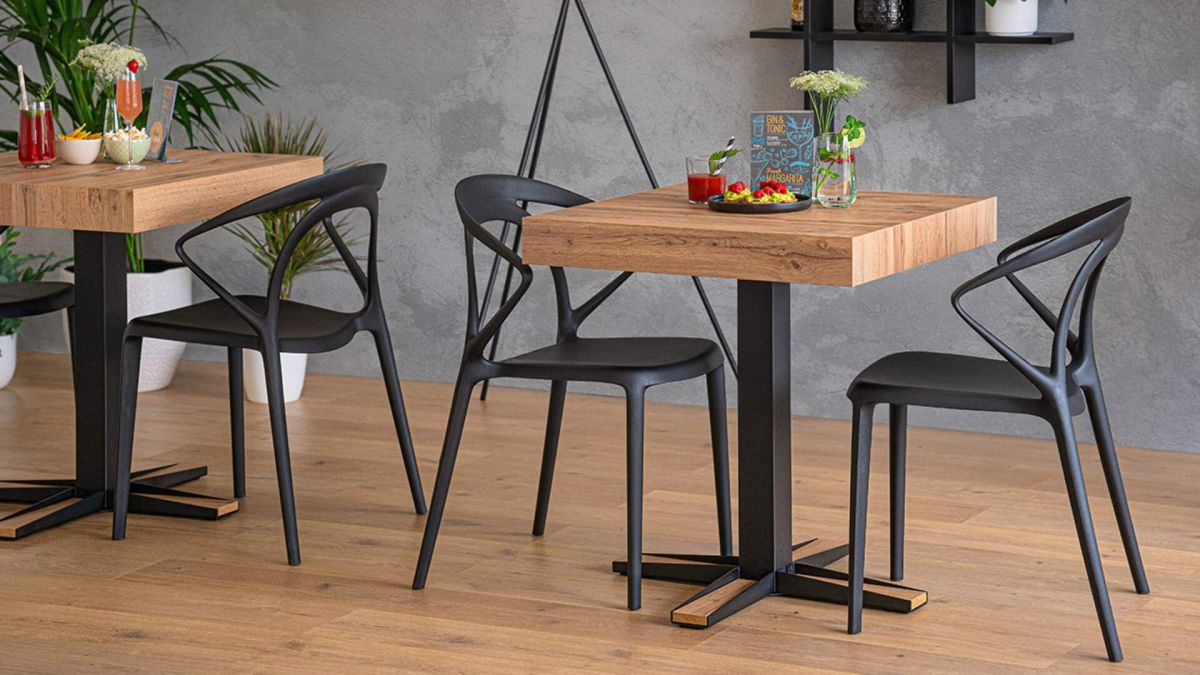 FIRST Bar Table, Rustic Oak set image 5