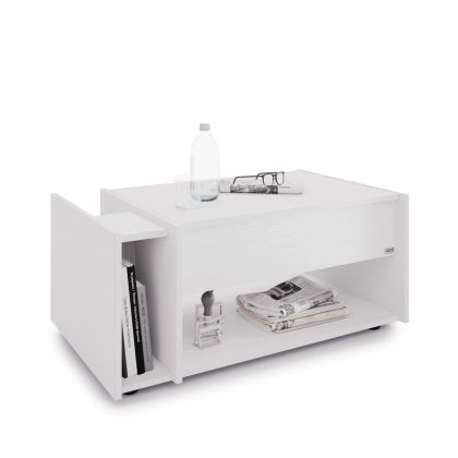 Romina Lift-up Coffee Table, Ashwood White