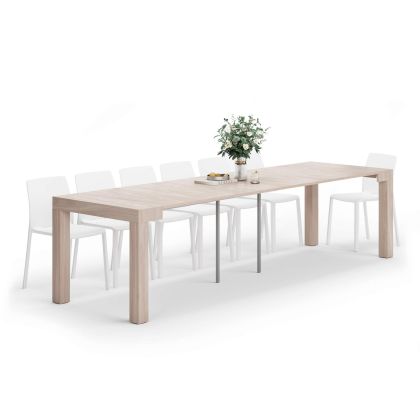 First, Extendable Console Table 17.7(120)x35.4 in, Pearled Elm