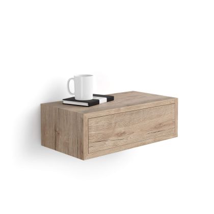 Riccardo Floating nightstand, Oak