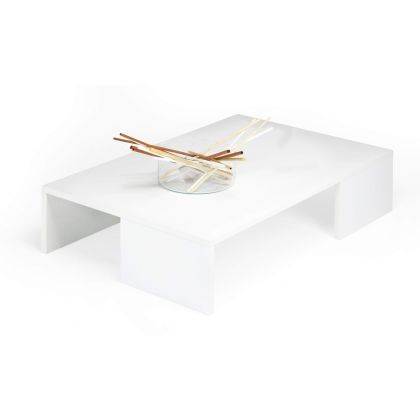 Rachele low Coffee table, Ashwood White
