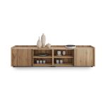 Mobile Basso Romina (183,6x36x44 cm), 2 Ante, Rovere Rustico
