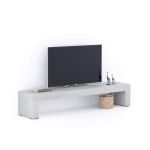 Porta Tv Evolution 180x40, Grigio Cemento
